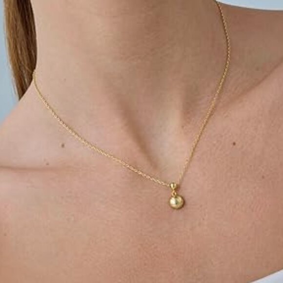 Neiman Marcus 14K Gold Plated Basketball Necklace